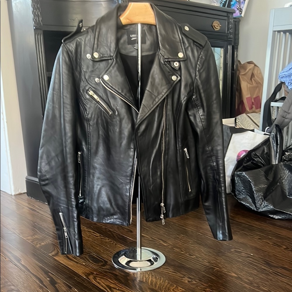 Lamarque Black Leather Jacket